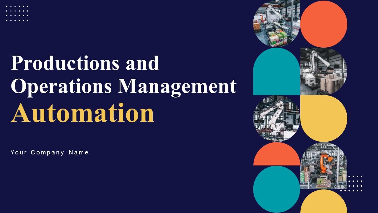 Automation in Operations Management